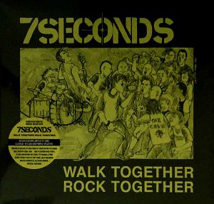 7 SECONDS  Walk Together, Rock Together (clear, ywllow and purple splatter)