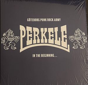 PERKELE  Göteborg Punk Rock Army – In The Beginning…  (blue with silver splatter)