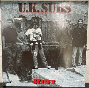 UK SUBS Riot (light blue marbled winyl)