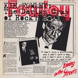 KIM FOWLEY  Living In The Streets